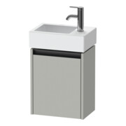 Duravit Meuble sous-lavabo Ketho.2 36,4x23,8 cm, angle gauche, blanc mat, 1 porte, suspendu