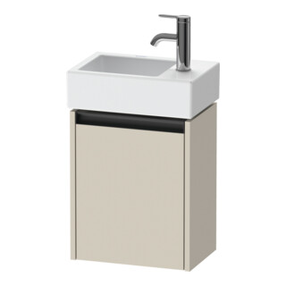 Duravit Meuble sous lavabo Ketho.2 36,4x23,8cm, à gauche, T mat, 1 porte, suspendu
