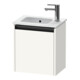 Duravit Meuble sous lavabo Ketho.2 41x29,2x44 cm, 1 porte, wd, à gauche, blanc mat-1