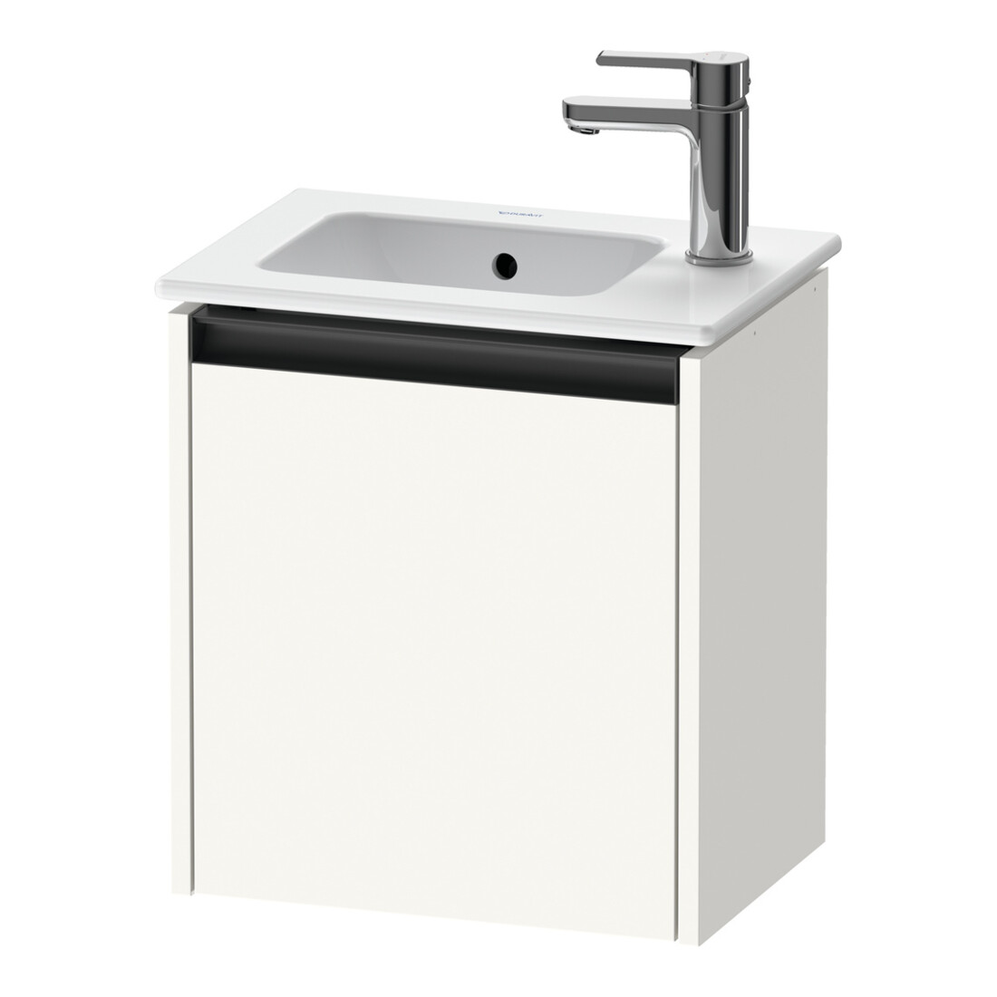 Duravit Meuble sous lavabo Ketho.2 41x29,2x44 cm, 1 porte, wd, à gauche, blanc mat