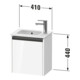 Duravit Meuble sous lavabo Ketho.2 41x29,2x44 cm, 1 porte, wd, à gauche, blanc mat-3
