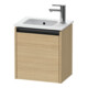 Duravit Meuble sous-lavabo Ketho.2 41x29,2x44 cm, 1 porte, wd, à gauche, Ei Nat-1