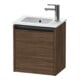 Duravit Meuble sous-lavabo Ketho.2 41x29,2x44cm, 1 porte, wd, à gauche, N foncé-1