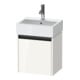 Duravit Meuble sous lavabo Ketho.2 43,4x33,8x44 cm, 1 porte, wd, à droite, blanc brillant-1