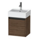 Duravit Meuble sous lavabo Ketho.2 43,4x33,8x44 cm, 1 porte, wd, à droite, N foncé-1