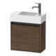 Duravit Meuble sous lavabo Ketho.2 48,4x23,8 cm, à droite, chêne foncé, 1 porte, suspendu-1