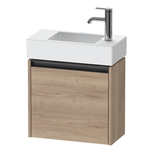 Duravit Meuble sous-lavabo Ketho.2 48,4x23,8 cm, à droite, E marbre, 1 porte, suspendu