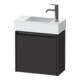 Duravit Meuble sous lavabo Ketho.2 48,4x23,8 cm, à gauche, gris, 1 porte, suspendu-1