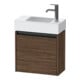 Duravit Meuble sous-lavabo Ketho.2 48,4x23,8 cm, coin gauche, chêne foncé, 1 porte, suspendu-1