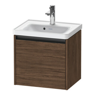 Duravit Meuble sous lavabo Ketho.2 48,4x37,5x44cm, 1 tiroir, suspendu, noyer foncé