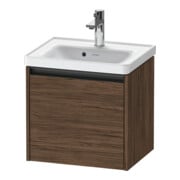 Duravit Meuble sous lavabo Ketho.2 48,4x37,5x44cm, 1 tiroir, suspendu, noyer foncé
