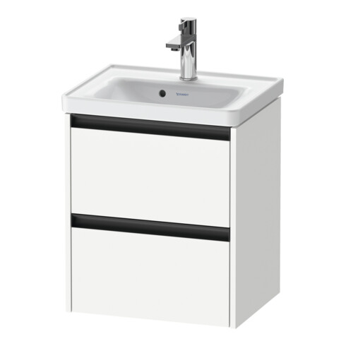 Duravit Meuble sous-lavabo Ketho.2 48,4x37,5x54,9 cm, 2 tiroirs, suspendu, blanc mat