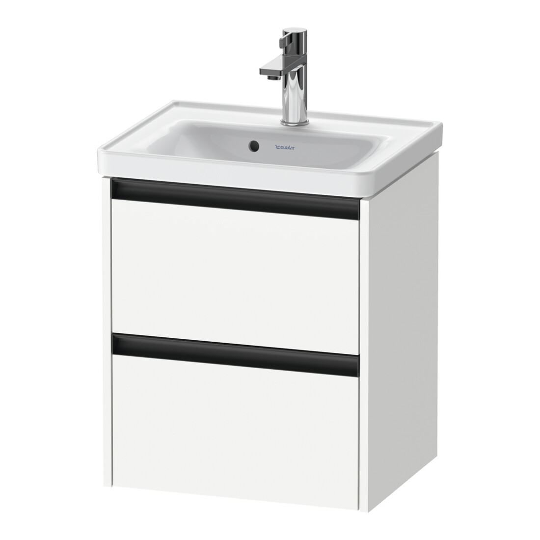 Duravit Meuble sous-lavabo Ketho.2 48,4x37,5x54,9 cm, 2 tiroirs, suspendu, blanc mat