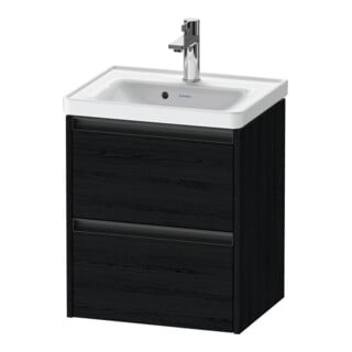 Duravit Meuble sous lavabo Ketho.2 48,4x37,5x54,9 cm, 2 tiroirs, suspendu, blanc œuf