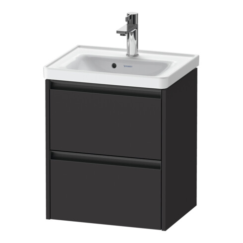 Duravit Meuble sous-lavabo Ketho.2 48,4x37,5x54,9 cm, 2 tiroirs, wd, graphite mat