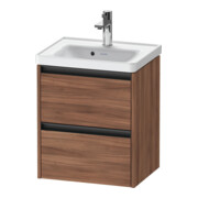 Duravit Meuble sous-lavabo Ketho.2 48,4x37,5x54,9cm, 2 tiroirs, noyer naturel