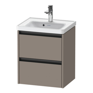 Duravit Meuble sous-lavabo Ketho.2 48,4x37,5x54,9cm, 2 tiroirs, suspendu, bas. ma