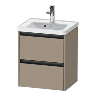 Duravit Meuble sous lavabo Ketho.2 48,4x37,5x54,9cm, 2 tiroirs, suspendu, blanc