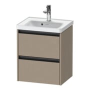 Duravit Meuble sous lavabo Ketho.2 48,4x37,5x54,9cm, 2 tiroirs, suspendu, blanc