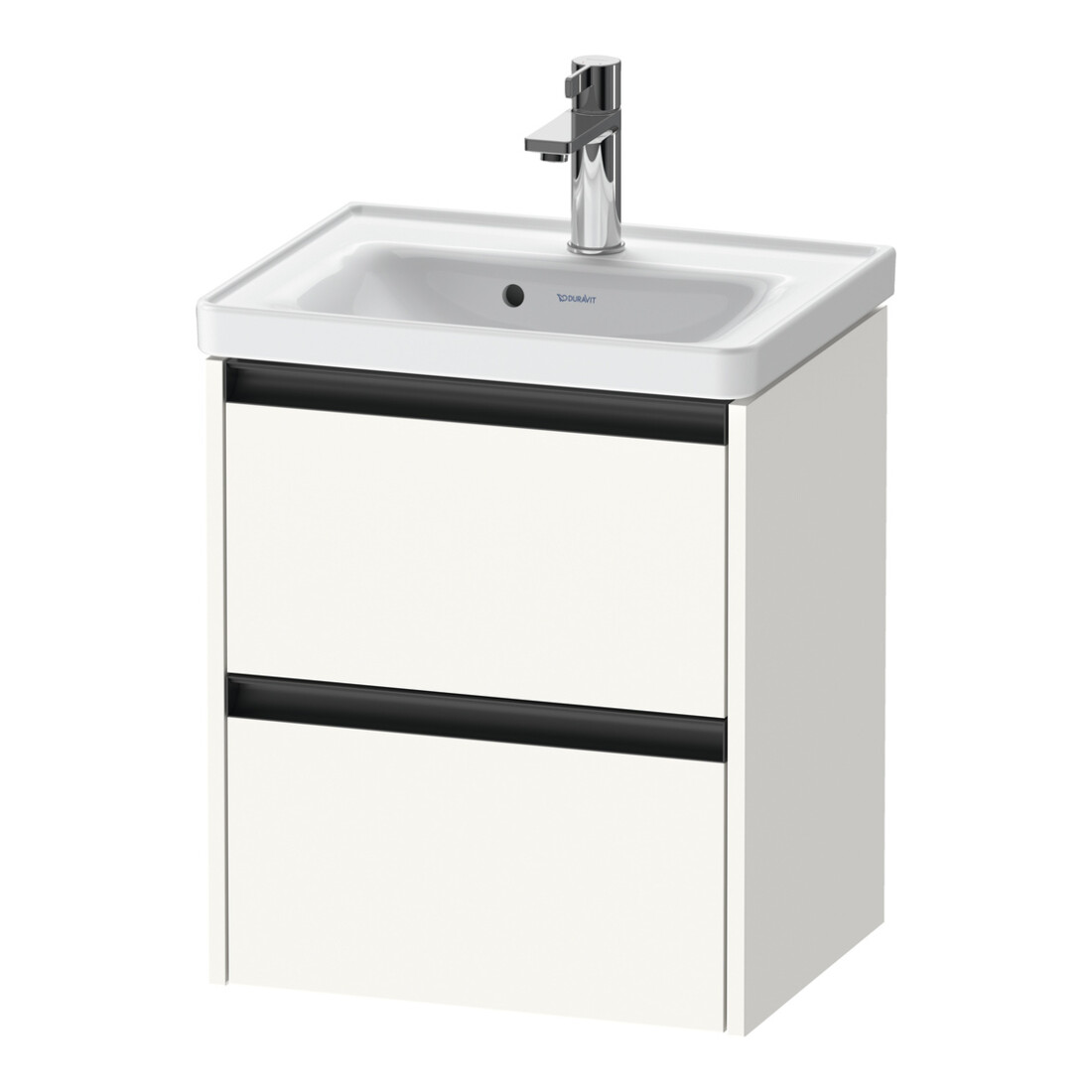 Duravit Meuble sous-lavabo Ketho.2 48,4x37,5x54,9cm, 2 tiroirs, suspendu, blanc mat