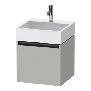 Duravit Meuble sous-lavabo Ketho.2 48,4x46 cm, béton gris, 1 tiroir, suspendu