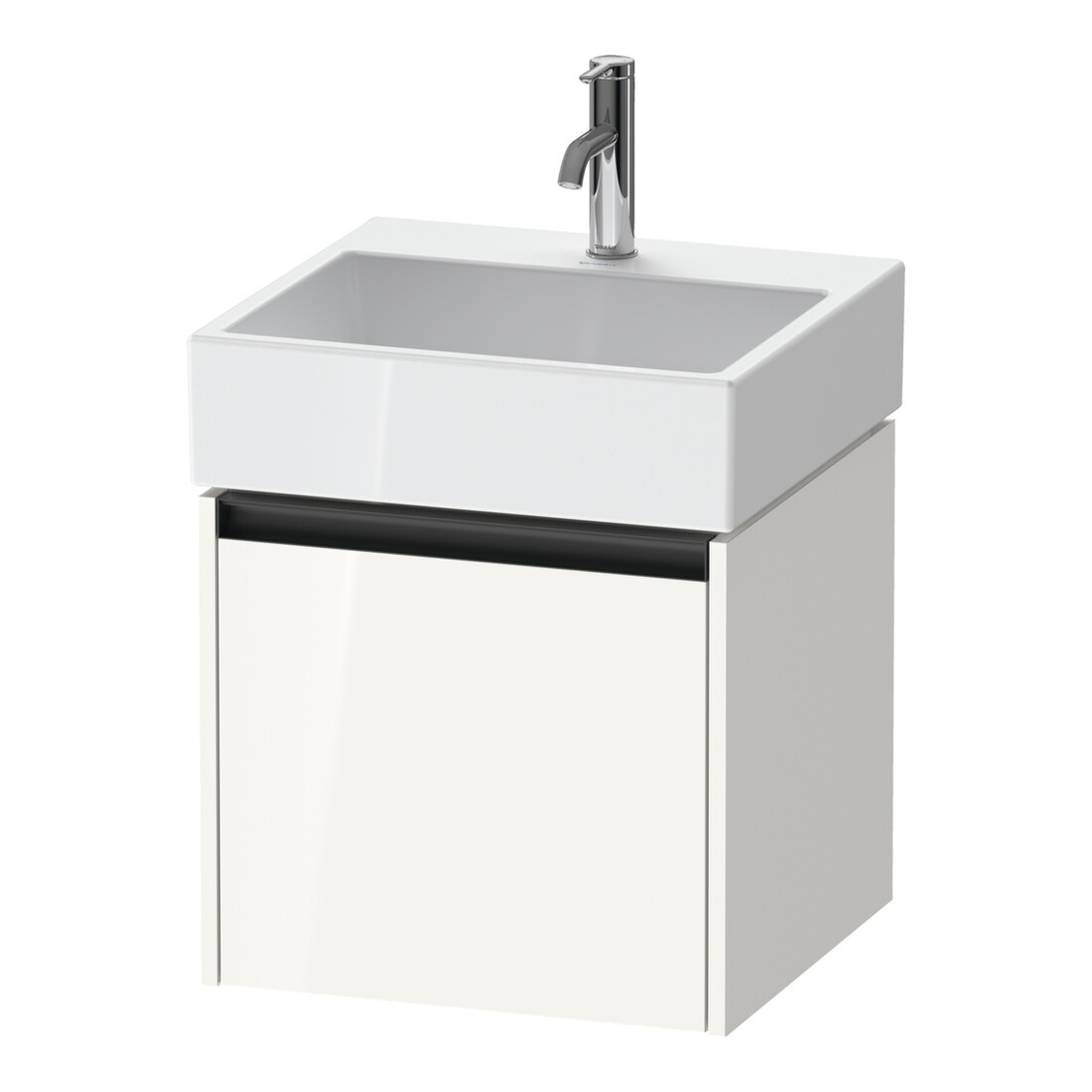 Duravit Meuble sous lavabo Ketho.2 48,4x46 cm, blanc brillant, 1 tiroir, suspendu