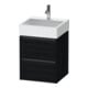 Duravit Meuble sous lavabo Ketho.2 48,4x46 cm, blanc œuf, 2 tiroirs, suspendu-1