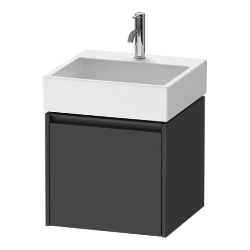 Duravit Meuble sous lavabo Ketho.2 48,4x46 cm, graph ma, 1 tiroir, suspendu