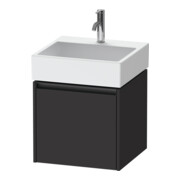 Duravit Meuble sous-lavabo Ketho.2 48,4x46 cm, graphite mat, 1 tiroir, suspendu