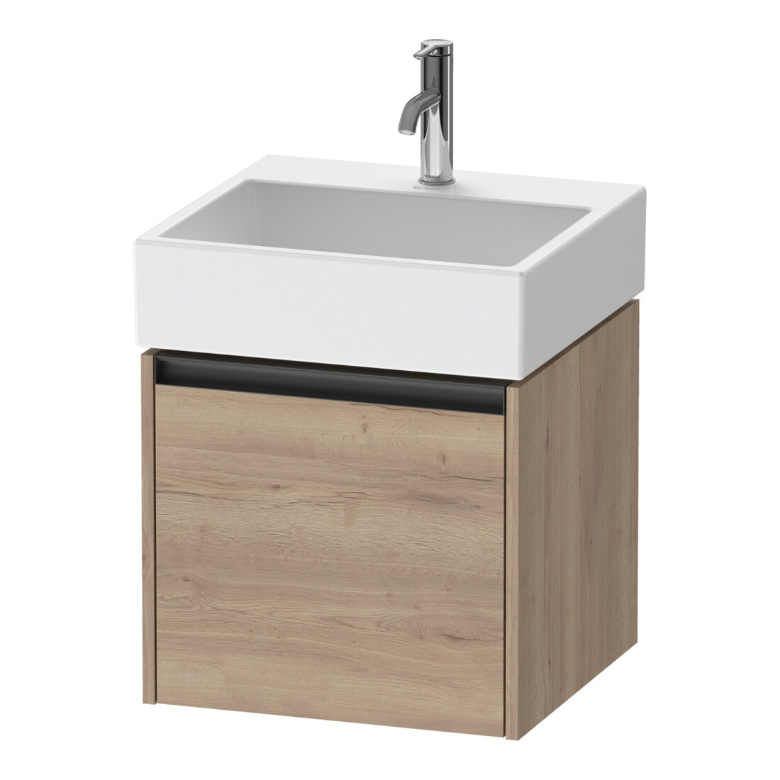Duravit Meuble sous-lavabo Ketho.2 48,4x46 cm, œuf marbré, 1 tiroir, suspendu