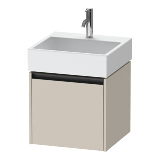 Duravit Meuble sous-lavabo Ketho.2 48,4x46 cm, taupe, 1 tiroir, suspendu