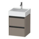 Duravit Meuble sous-lavabo Ketho.2 48,4x46cm, blanc mat, 2 tiroirs, suspendu-1