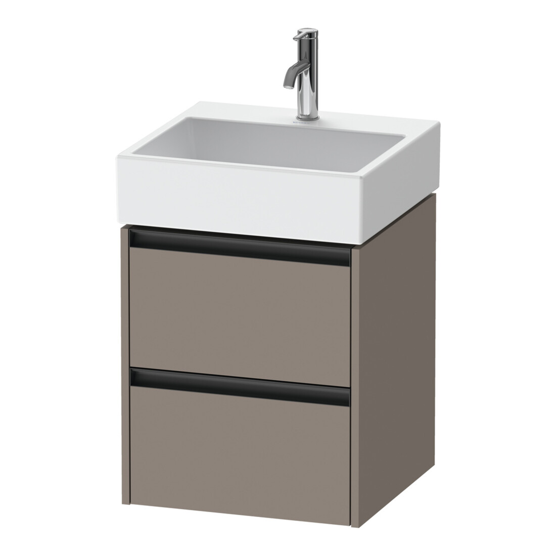 Duravit Meuble sous-lavabo Ketho.2 48,4x46cm, blanc mat, 2 tiroirs, suspendu