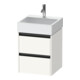 Duravit Meuble sous-lavabo Ketho.2 48,4x46cm, blanc mat, 2 tiroirs, suspendu-1