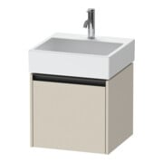 Duravit Meuble sous-lavabo Ketho.2 48,4x46cm, Tau mat, 1 tiroir, suspendu