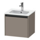 Duravit Meuble sous-lavabo Ketho.2 51x42x44 cm, 1 tiroir, suspendu, basalte mat-1
