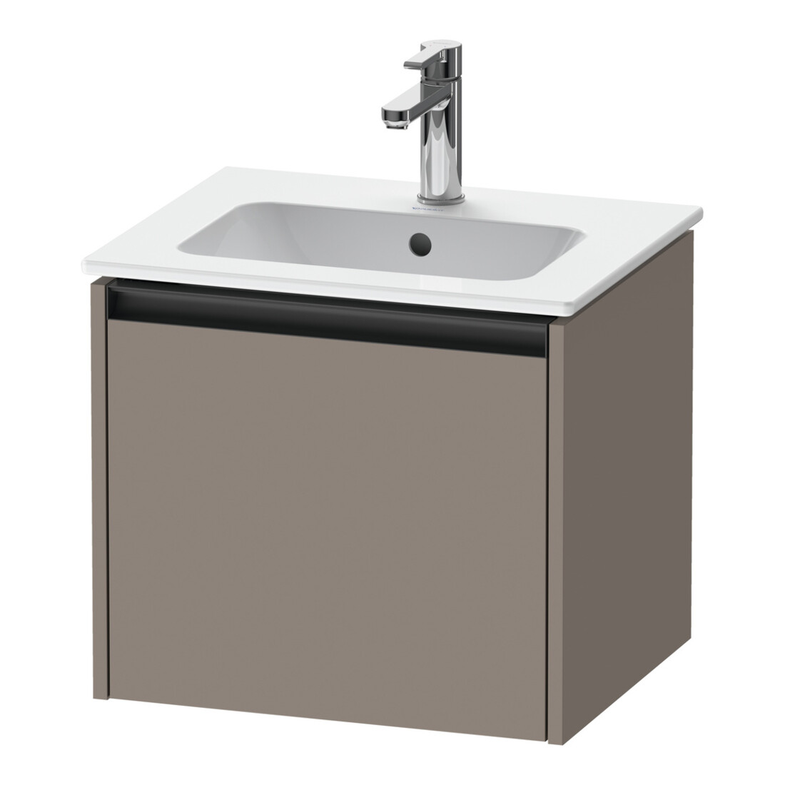 Duravit Meuble sous-lavabo Ketho.2 51x42x44 cm, 1 tiroir, suspendu, basalte mat