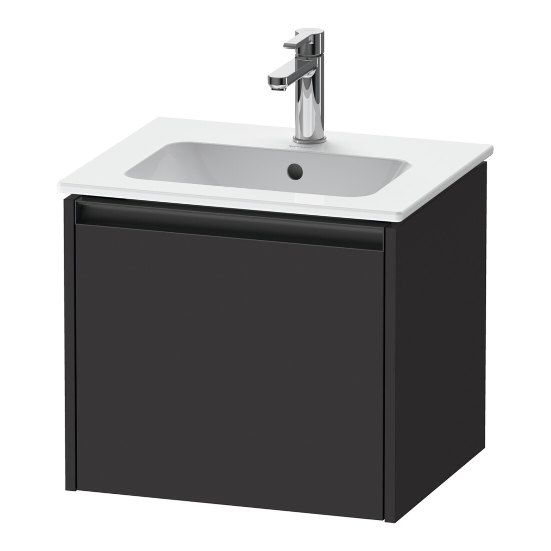Duravit Meuble sous-lavabo Ketho.2 51x42x44 cm, 1 tiroir, suspendu, graphite mat