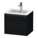 Duravit Meuble sous lavabo Ketho.2 51x42x44 cm, 1 tiroir, suspendu, noir œuf-1