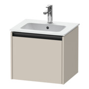 Duravit Meuble sous lavabo Ketho.2 51x42x44 cm, 1 tiroir, suspendu, taupe mat