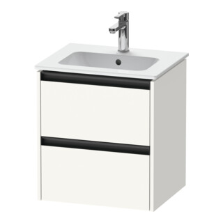 Duravit Meuble sous lavabo Ketho.2 51x42x54,9 cm, 2 tiroirs, suspendu, blanc mat