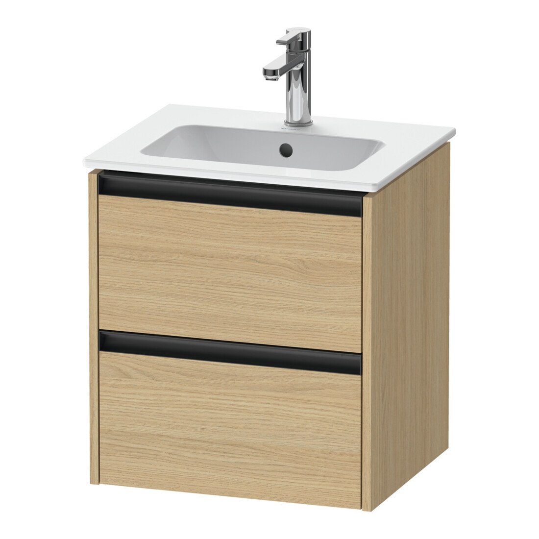 Duravit Meuble sous lavabo Ketho.2 51x42x54,9 cm, 2 tiroirs, suspendu, blanc naturel