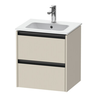 Duravit Meuble sous-lavabo Ketho.2 51x42x54,9 cm, 2 tiroirs, suspendu, taupe mat