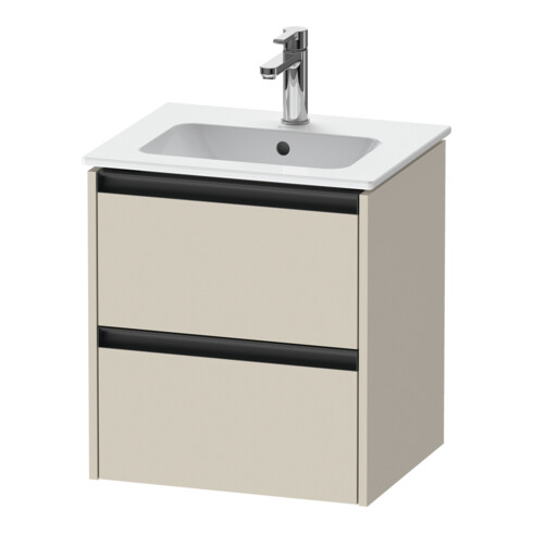 Duravit Meuble sous-lavabo Ketho.2 51x42x54,9 cm, 2 tiroirs, suspendu, taupe mat
