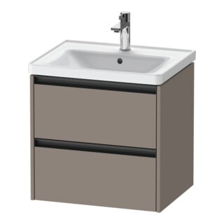 Duravit Meuble sous-lavabo Ketho.2 58,4x45,5 cm, bas, 2 tiroirs, suspendu