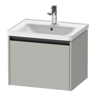 Duravit Meuble sous-lavabo Ketho.2 58,4x45,5 cm, béton gris, 1 tiroir, suspendu