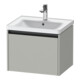 Duravit Meuble sous-lavabo Ketho.2 58,4x45,5 cm, béton gris, 1 tiroir, suspendu-1