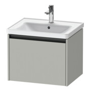 Duravit Meuble sous-lavabo Ketho.2 58,4x45,5 cm, béton gris, 1 tiroir, suspendu