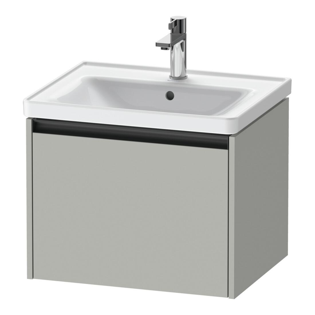 Duravit Meuble sous-lavabo Ketho.2 58,4x45,5 cm, béton gris, 1 tiroir, suspendu
