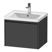 Duravit Meuble sous-lavabo Ketho.2 58,4x45,5 cm, graph ma, 1 tiroir, suspendu